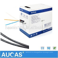 Aucas Factory Supply 2 Wire 1 Pair RJ11 Телефонный кабель Падение провода Телефонные кабели CE прошли